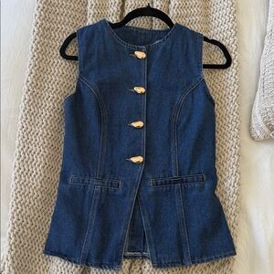 Denim Tank Top